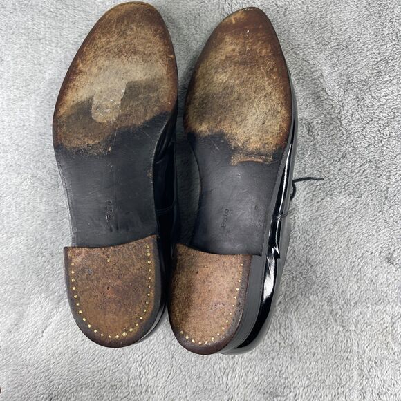 Crockett & Jones Polo Ralph Lauren Tuxedo Dress Shoes Men 9 Black Patent Leather main image 5